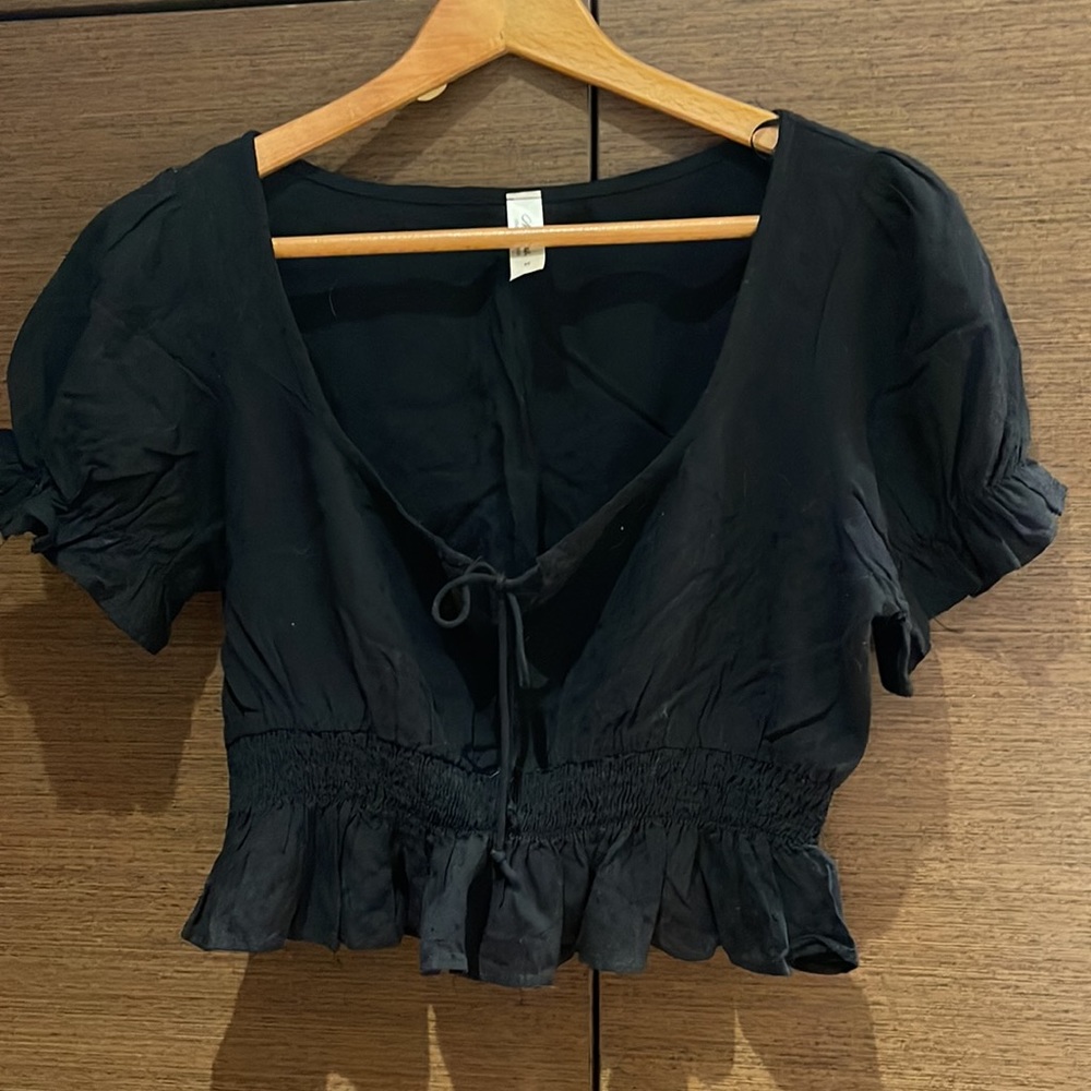 MAHINA Crop Smoked Top ‘M’